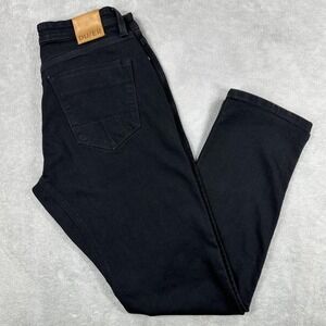 DU/ER L2X Relaxed Taper Jeans Mens 31x32 Black Stretch Technical Denim Pants